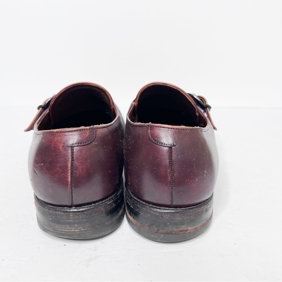 Allen Edmonds Monk Strap Brown Leather Oxfords Dress Shoes Size 10 - Picture 3 of 6